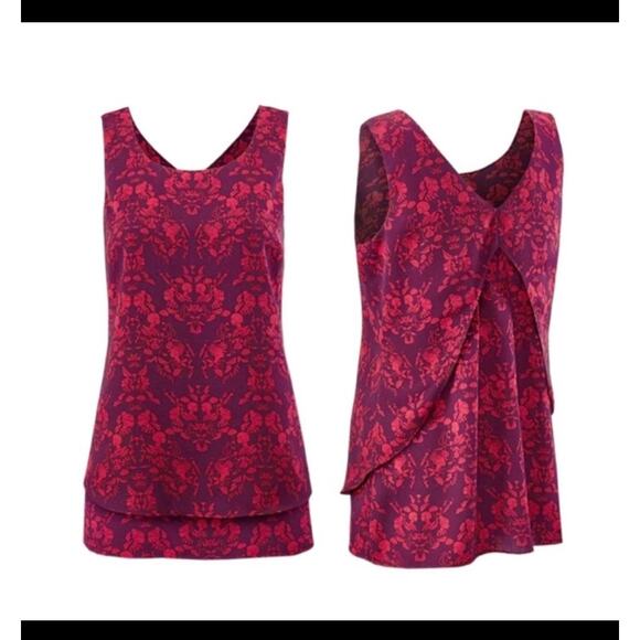CAbi Tops - Cabi 3258 cameo double layer top size S sleeveless